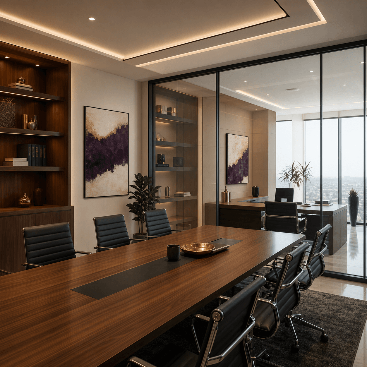 Sala de juntas de las oficinas de CG Integrales